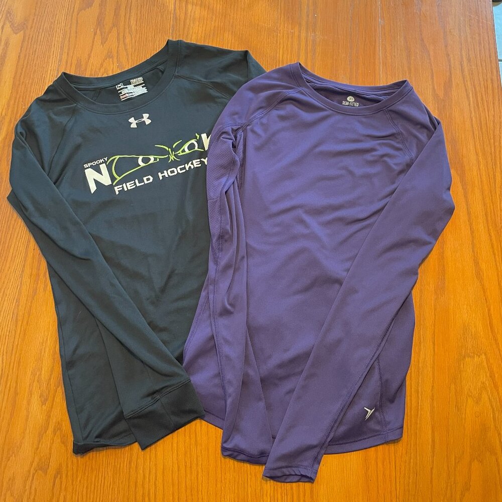 Under Armour & Old Navy: Long-Sleeve Performance Shirts Bundle